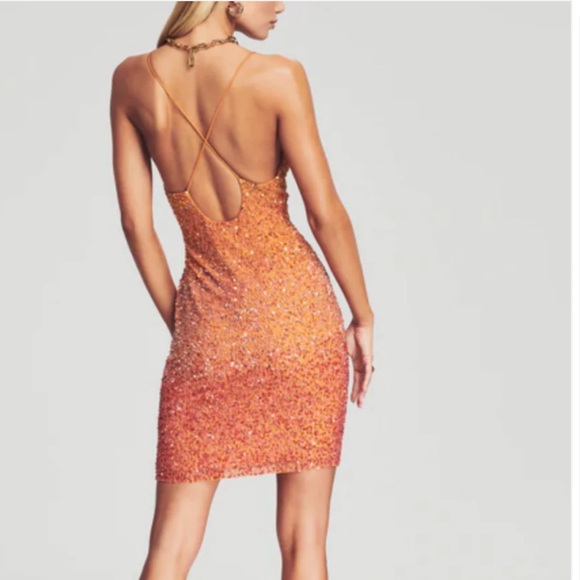 Retro Fete Mindi Ombré Sequin Dress - Picture 4 of 4